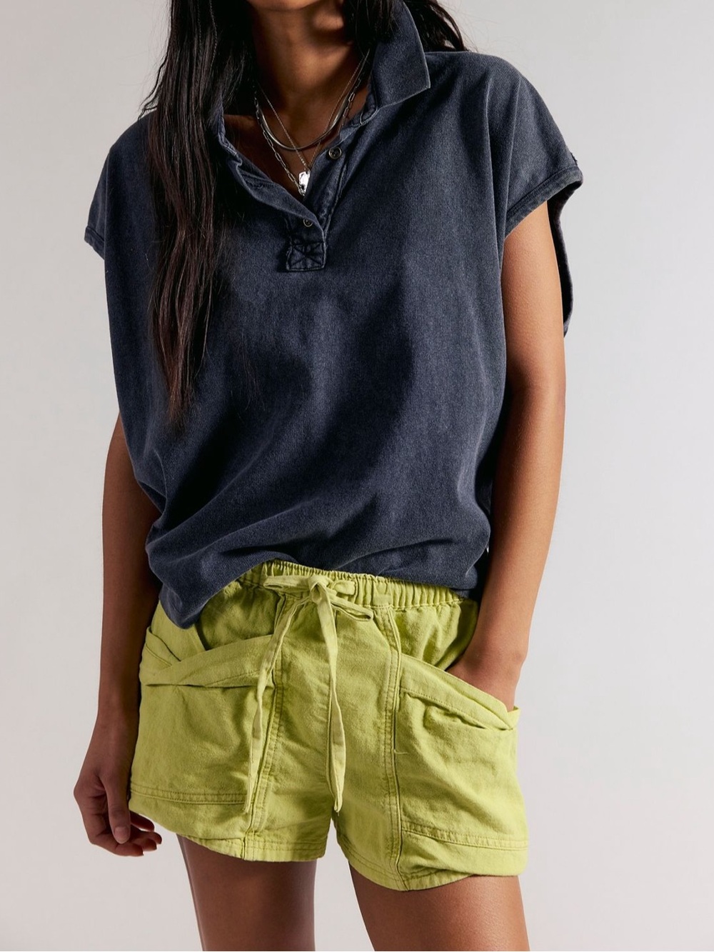 Free people good fortune shorts size XL